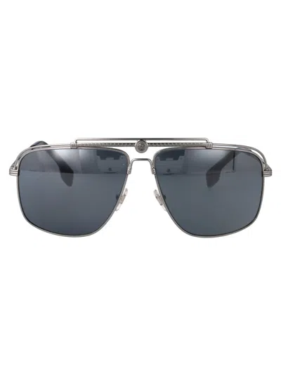 Versace Sunglasses In Gray