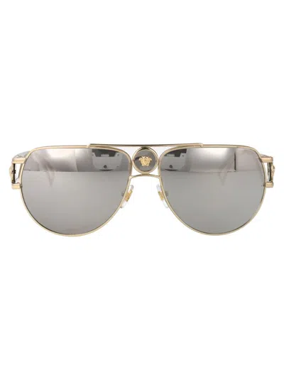 Versace Sunglasses In Gray