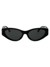 Versace Full Frame Sunglasses In Black
