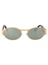 Versace Full Frame Sunglasses In Gold