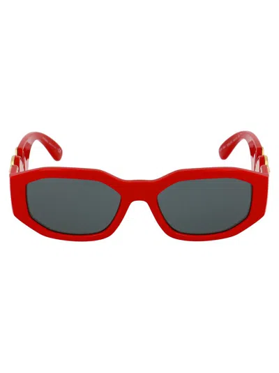 Versace Sunglasses In Red