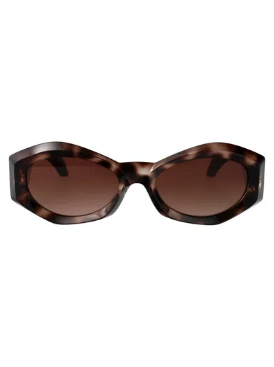 Versace Sunglasses In 54613b Havana
