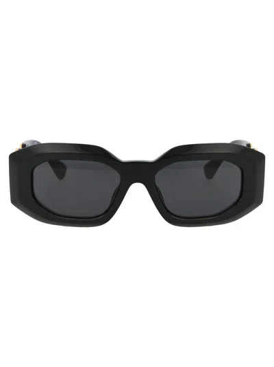 Versace Sonnenbrille Mit Geometrischem Gestell In Black