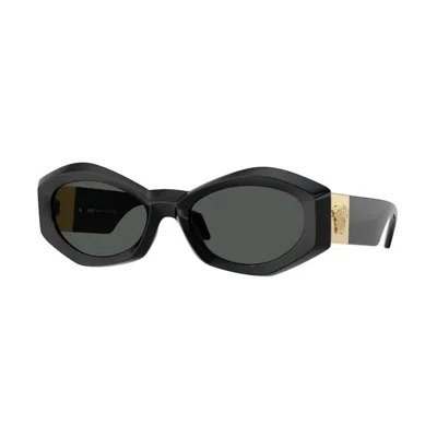Versace Woman Sunglasses Ve4466u In Black