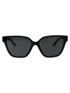 Versace Embellished Medusa Butterfly Sunglasses In Black