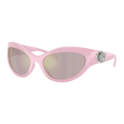 Versace Medusa-motif Cat-eye Sunglasses In Pink