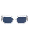 Versace Rectangle-frame Sunglasses In Crystal