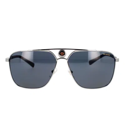 Versace Sunglasses In Metallic