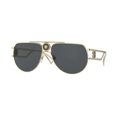 Versace Sunglasses In Metallics