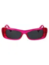 Versace Fuchsia Injectate Sunglasses In Purple