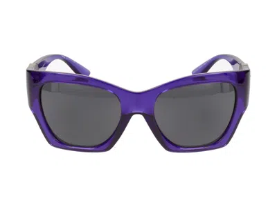 Versace Sunglasses In Purple Transparent