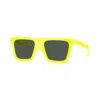 Versace 53mm Rectangular Sunglasses In Yellow