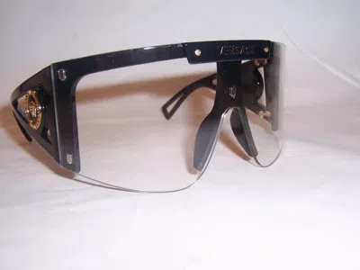 Pre-owned Versace Sunglasses Ve 4393 Gb1/1w Black/clear 46mm Authentic 4393