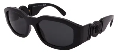 Versace Sunglasses Ve4361-536087-53-18-140 Non-polarized In Black