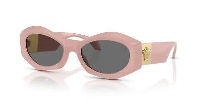 Pre-owned Versace Sunglasses Ve4466u 546387 54mm Pink / Grey Lens In Gray