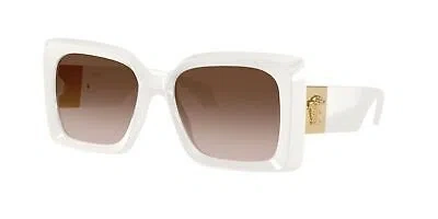 Pre-owned Versace Sunglasses Ve4467u 546213 54mm White / Dark Grey Lens In Gray