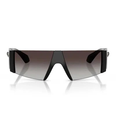 Versace Sunglasses Ve4516 Gb1/8 G Black/gradient Gray Women