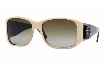 Pre-owned Versace Sunglasses  Ve 4148b Beige Black Ve4148b-787/13