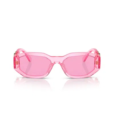 Versace Sunglasses Vk4429 U 5370/5 Biggie Pink/fuchsia Children