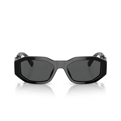 Versace Sunglasses Vk4429 U Gb1/87 Biggie Black/dark Gray Children In Pattern
