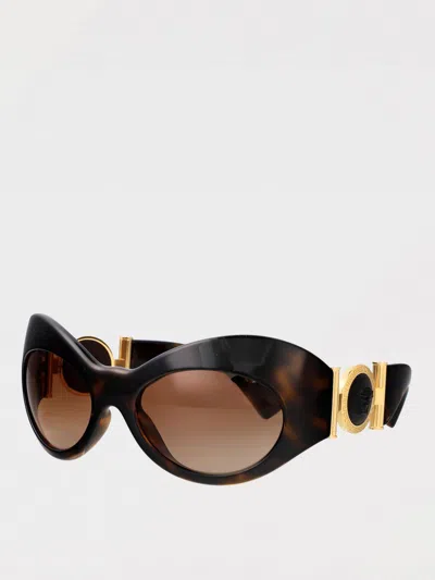 Versace Sunglasses Woman  In Brown