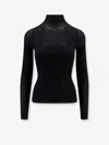 Versace Virgin Wool Turtleneck Sweater In Black