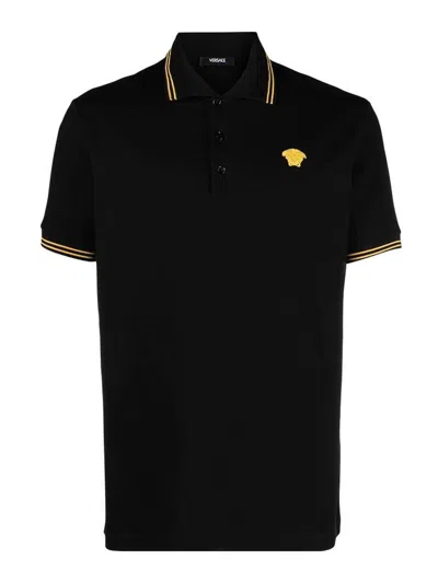 VERSACE SUÉTER CUELLO REDONDO - NEGRO
