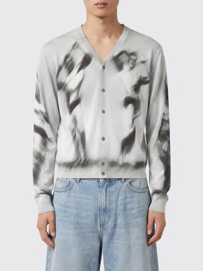 Versace Sweater Men In Gray