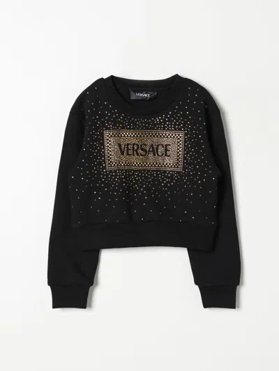 Versace Sweater  Kids Color Black In Schwarz
