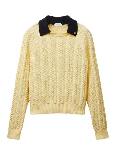 Versace Sweater In Yellow