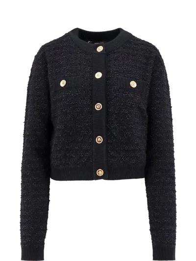 Versace Sweaters In Black