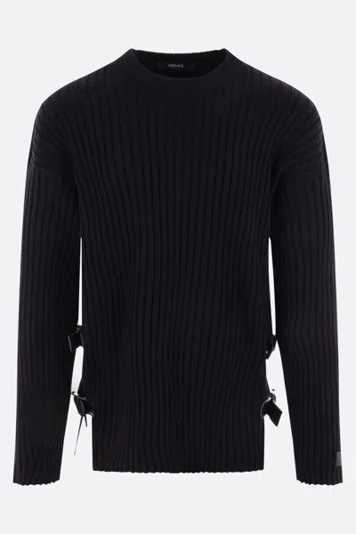 Versace Jumpers In Black