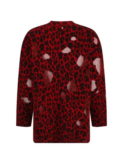 Versace Sweaters In Red