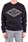 Versace Sweatshirt Black In Blue