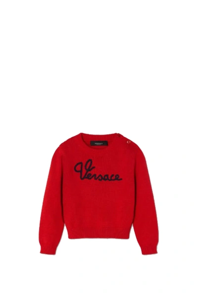 Versace Kids' Sweatshirt In Red
