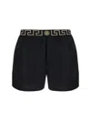 Versace Black Greca Border Swim Shorts