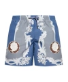 Versace Medusa Cameo Swim Boardshorts In Multi