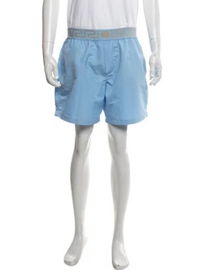 Pre-owned Versace Swim Trunks In Blue