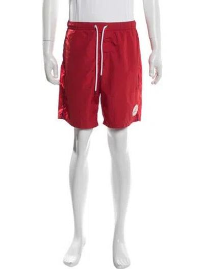Pre-owned Versace Swim Trunks In Red