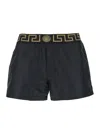Versace Underwear In Black Gold Greek Key
