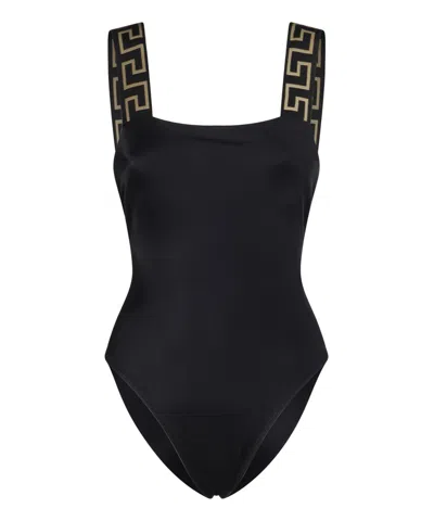 Versace Swimsuit In Black