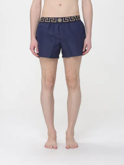 Versace Swimsuit Men  In Blue