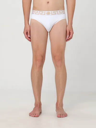 Versace Swimsuit  Men Color White In Weiss