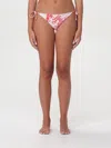 Versace Vita Recycled Corals Print Bikini Bottoms 5pb50 Dusty Rose/coral/bone In Pink