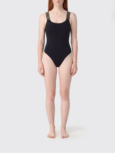Versace Swimsuit Woman In Black