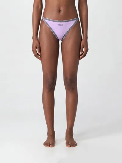 Versace Swimsuit Woman Color Violet In Purple