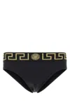Versace Greca Medusa Head Three-piece Briefs Set In Black