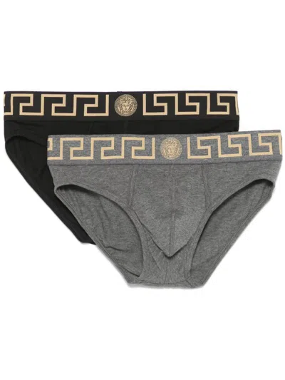 Versace Swimwear In Gray