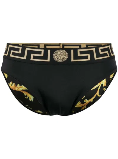 VERSACE SWIM BRIEF WITH GRECA MOTIF