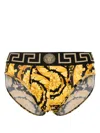Versace Greca Border Briefs In Or